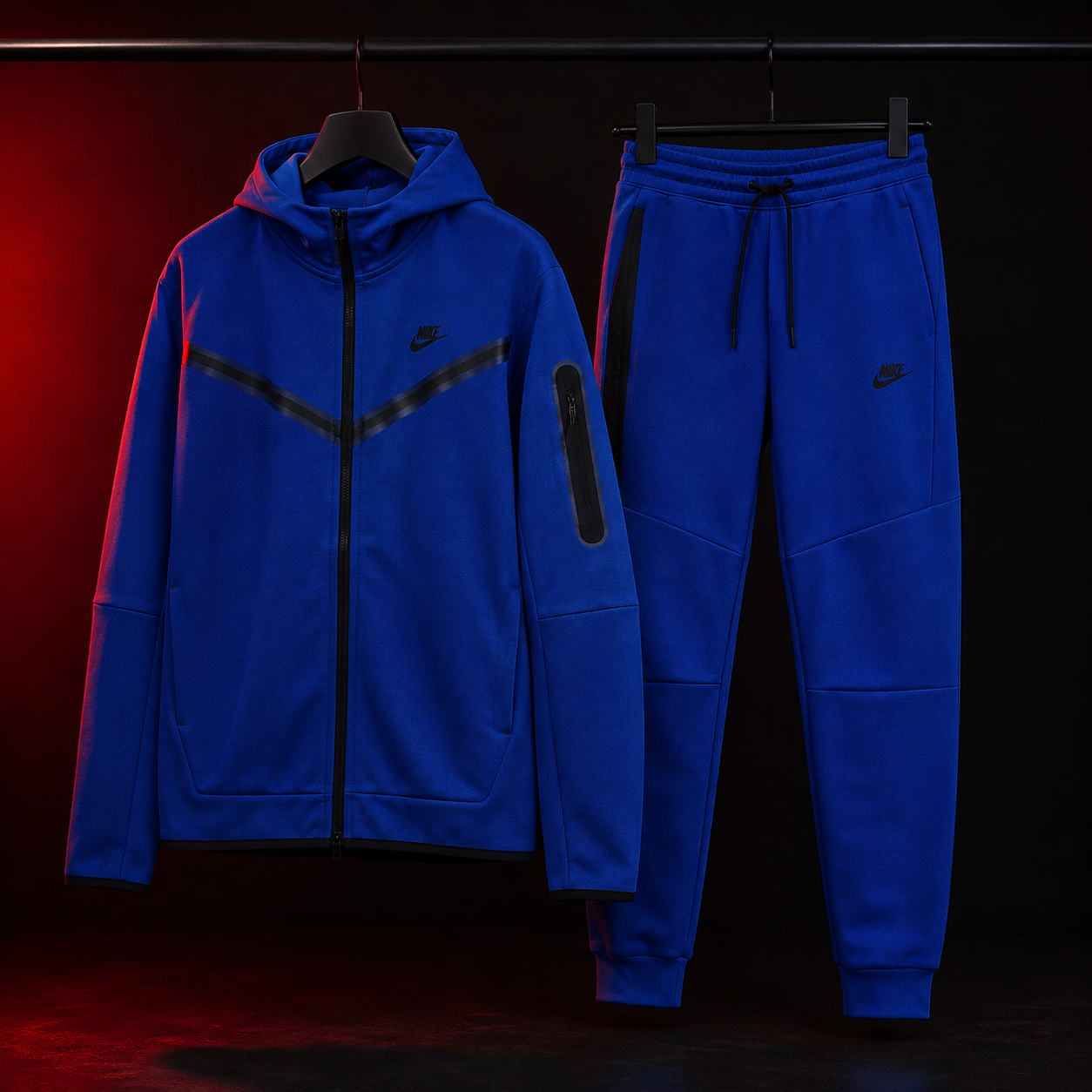 Conjunto Nike Tech Fleece azul